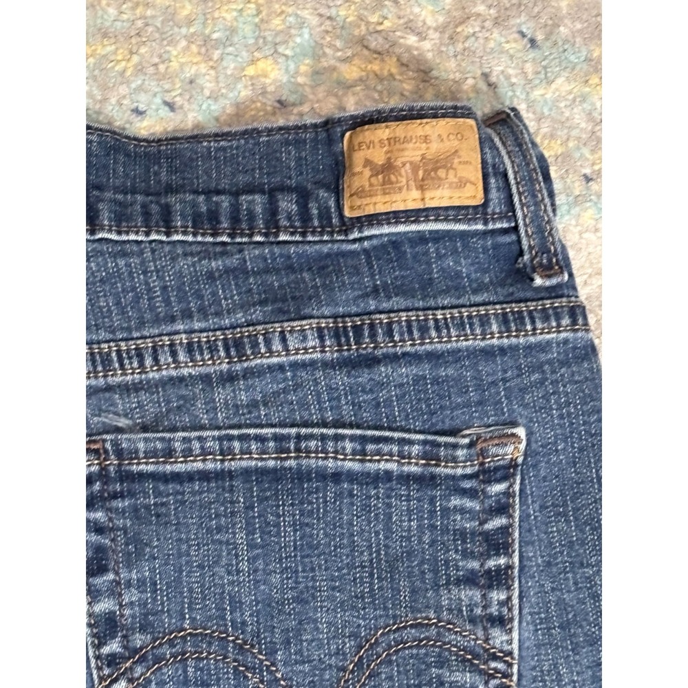 Levi's Women's 512 Bootcut Jeans Size 14M Dark Wash - Picture 6 of 7
